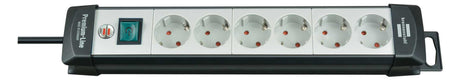 BRENNENSTUHL Steckdosenleiste 6f sw/lg Premium-Line Ein/Aus 5m 1951560101