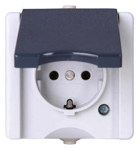 KOPP Steckdose 1f anth mt AP Klappd IP44 PRO AQA 947456005