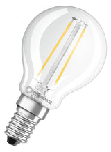 LEDVANCE LED-Lampe FM E14 2,5W 2700K ws LED Classic P 25 Filament P 2.5W 82 250l