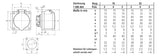 MENNEKES CEE-Anbausteckdose 5p 32A 6h 1797 400V/rt IP44 schraubl.Kl ger Kst