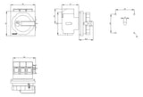 SIEMENS Hauptschalter 100A 3p IP65 Einb 3LD2704-1TP53 Wart/Rep SichSchalt