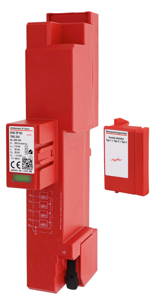 DEHN SE Kombi-Ableiter Sammelsch 4p 2TE DSH ZP B2 TNS 255 230VAC 1,5kV