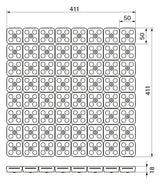 Walraven Antivibrationsplatte VibraTek PR-T 411,2x411,2x18mm zuschneidbar 50x50 | 2801200400