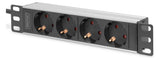 ASSMANN ELEKTRO Rack-Stromverteilung 1HE DN-95418 4Steckd