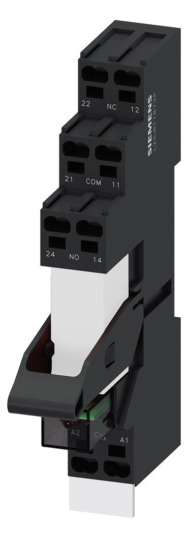 SIEMENS Schaltrelais 2W IP20 Federzug LZS:RT4D4L24 15,5x75,5x60mm