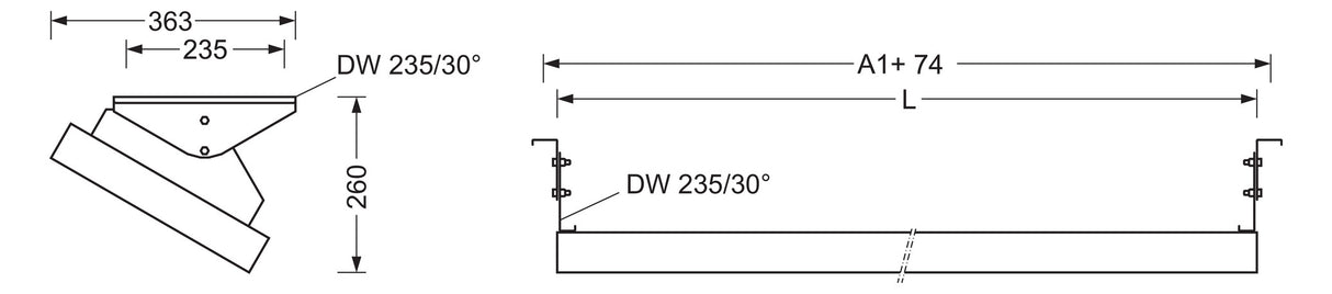 REGIOLUX LED-Sporthallenleuchte 196W sym sportler-SOHB/1300 IP40 29100 840 4000K