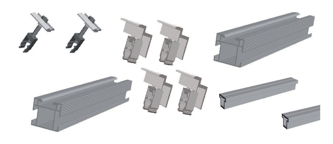 Sonnenkraft SK-AluFix 0 für 3x PV - silber | 4220