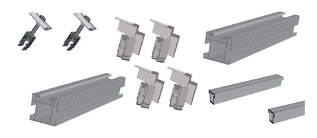 Sonnenkraft SK-AluFix 0 für 3x PV - silber | 4220
