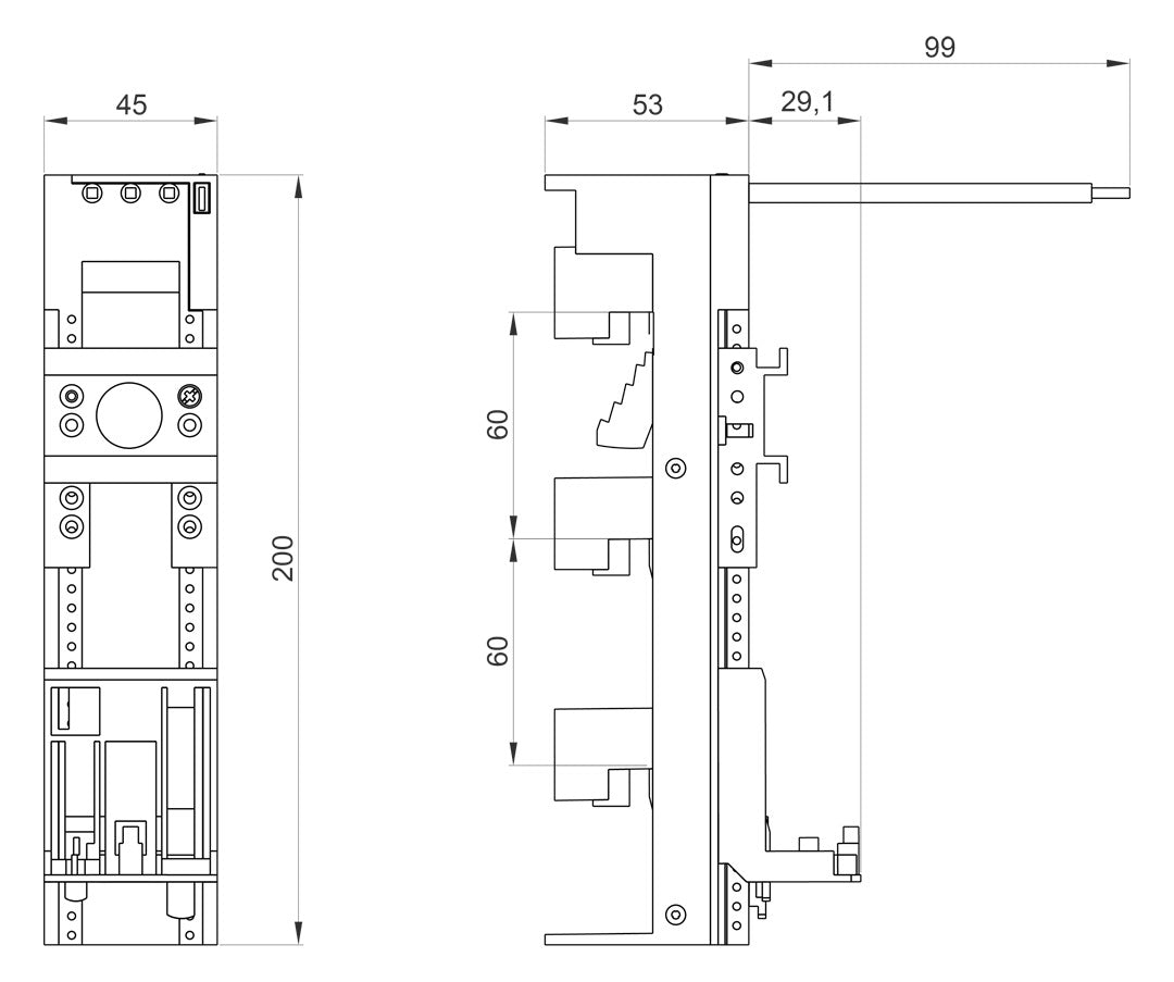 SIEMENS Zubehör Sammelschienen 8US1251-5DS10