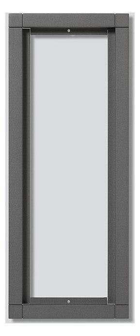 SIEDLE Rahmen-Türstation 3f UP dgr Alu KR 611-3/1-0 DG 331x131x15mm