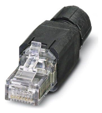 PHOENIX Modular-Stecker Cat5E RJ45 rnd VS-08-RJ45-5-Q/IP20 BK 26-22AWG Schirm