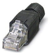 PHOENIX Modular-Stecker Cat5E RJ45 rnd VS-08-RJ45-5-Q/IP20 BK 26-22AWG Schirm