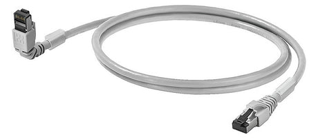 WEIDMÜLLER Patchkabel Cat6A 0,5m gr RJ45 IE-C6FP8LD0005M40V40-D S/FTP AWG27 1:1