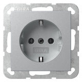 GIRA Steckdose 1f alu UP IP20 System 55 446626