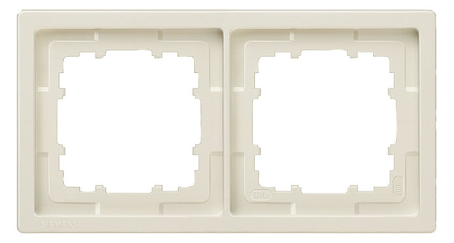 SIEMENS Rahmen 2f ti-ws glz Kst DELTAstyle 5TG1322