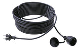 BACHMANN Netzanschlussleitung 10m 16A sw 343.179 3x1,5qmm IP44 Schutzk-Kuppl