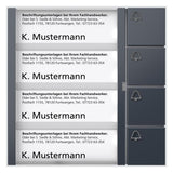 SIEDLE Tastenmodul 1+n 4RT anthgr TM 612-4 AG 99x99x27mm