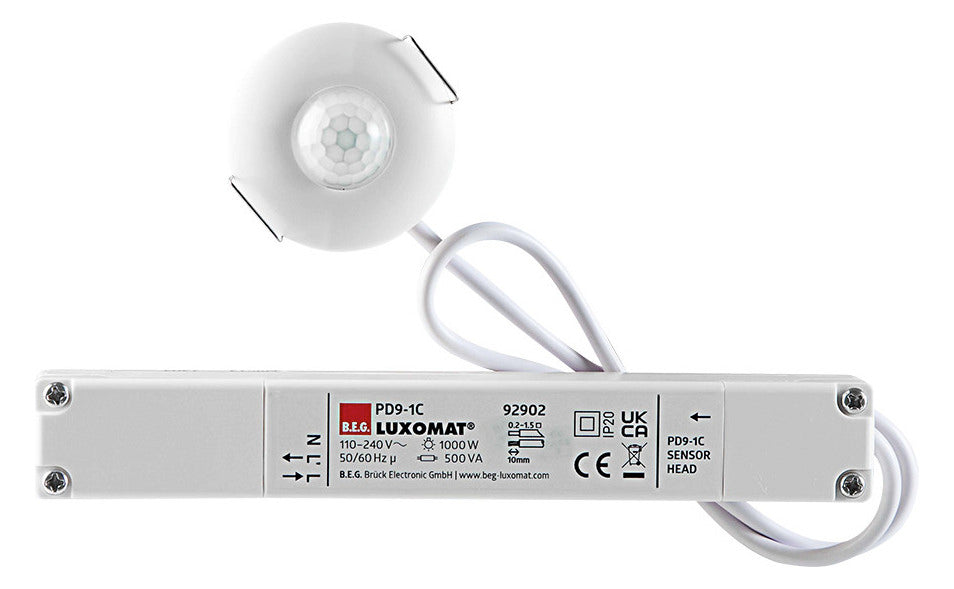 BEG Bewegungsmelder 360° EB ws BWM IP20 PD9-1C-DE 1000W