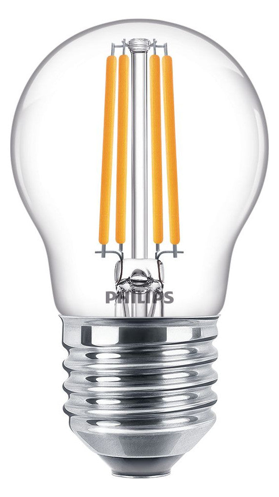 PHILIPS-LM LED-Kugellampe FM E27 P45 ws CorePro LEDLusterND6.5-60W P45 E278 6,5W