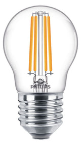 PHILIPS-LM LED-Kugellampe FM E27 P45 ws CorePro LEDLusterND6.5-60W P45 E278 6,5W