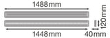 LEDVANCE LED-Linienleuchte 48W 4000K ws LINEAR IndiviLED LN INDV D 1500 48 W 400