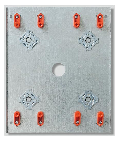SIEDLE Adapter 4f UP gr ST 178x213x30mm VA/GU 524-0 Diebstahlsich.integrb