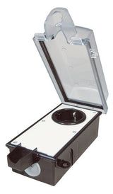 BACHMANN Steckdose 1f sw AP Klappd IP54 924.3491 abschl