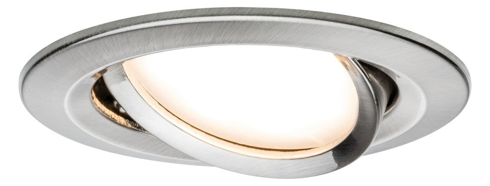 PAULMANN LED-Einbaustrahler 20,4W dim ws CoinSlim 938.78 3LEDs eisen 2700K 425lm