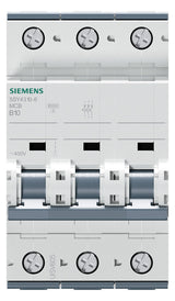 SIEMENS Leitungsschutzschalter UC B 10A 5SY4310-6 3p 400V 3TE 50Hz IP20