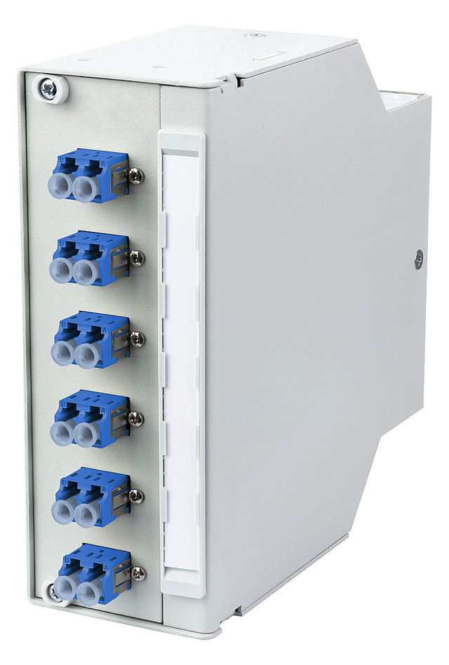 METZ CONNECT LWL-Patchpanel 6f LC-D OS2 15024A07406-E Hutschiene max:6f