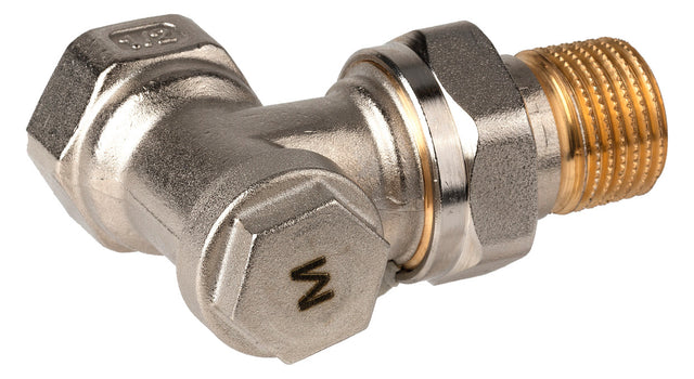 Honeywell VERAFIX-MESS II Verschraubung m.Entl. Eckform DN 10-R 3/8, matt vernickelt | V2410E0010