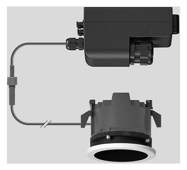 BEGA LED-Deckeneinbauleuchte 11,8W 3000K 24872WK3 662lm ws Konv DALI