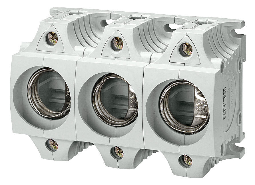 SIEMENS D-Sicherungssockel DIII 3p 63A 5SF5268 500V Kst m.Abd Schraubbef