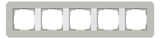 GIRA Rahmen 5f gr/rws Kst Gira E3 0215412