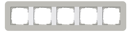 GIRA Rahmen 5f gr/rws Kst Gira E3 0215412