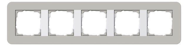 GIRA Rahmen 5f gr/rws Kst Gira E3 0215412