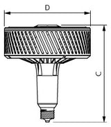 PHILIPS-LM LED-Lampe E40 95W 4000K ws E TrueForce TForce LED HPI UN 95W E40 840