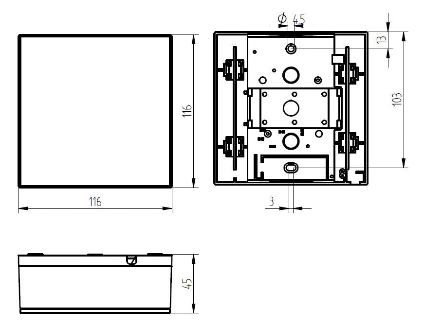 GROTHE Gong 8V/UC 83dB elektromech Kst GONG 465A Bw/w IP20 0,5-0,3A