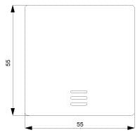 SIEMENS Kontrollwippe Schalter ti-ws glz DELTAi-system 5TG6200 f.Bussystem