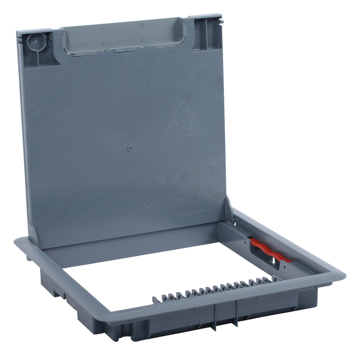 LEGRAND Geräteeinsatz Kst rechteck 1f gr Legrand 088002 m.Belagaussp 8mm unbeh