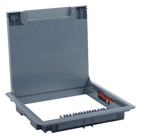 LEGRAND Geräteeinsatz Kst rechteck 1f gr Legrand 088002 m.Belagaussp 8mm unbeh
