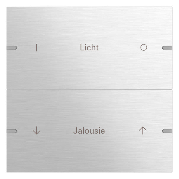 GIRA Tastwippe KNX alu Metall Alu 2f 503217