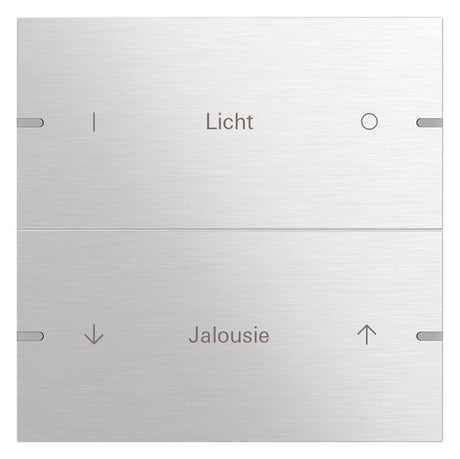 GIRA Tastwippe KNX alu Metall Alu 2f 503217