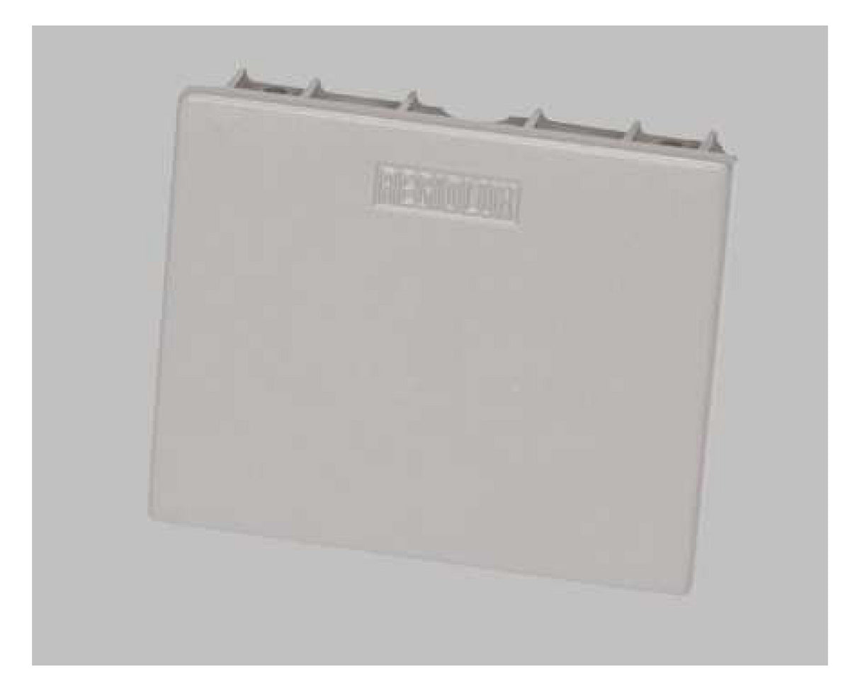 REGIOLUX Endkappe si Alu L85mm B22mm hokal-HLDS -1 sg RAL9006 H70mm