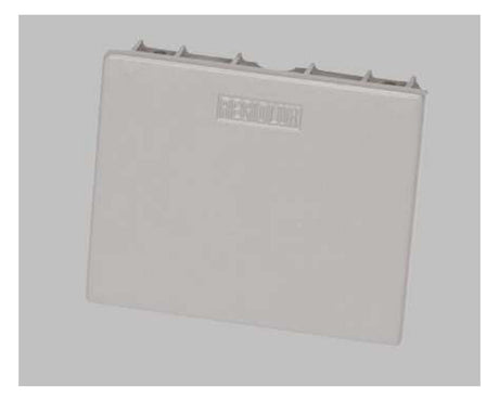 REGIOLUX Endkappe si Alu L85mm B22mm hokal-HLDS -1 sg RAL9006 H70mm