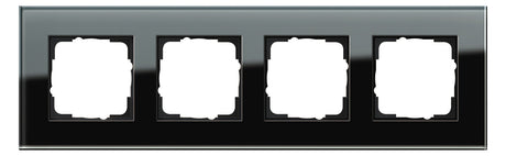 GIRA Rahmen 4f sw glas Esprit 021405