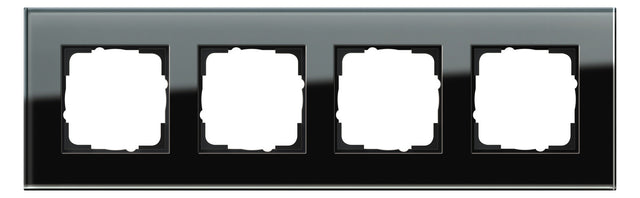 GIRA Rahmen 4f sw glas Esprit 021405
