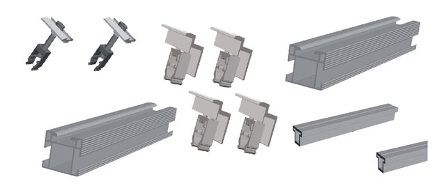 Sonnenkraft SK-AluFix 0 für 6x PV - silber | 4223