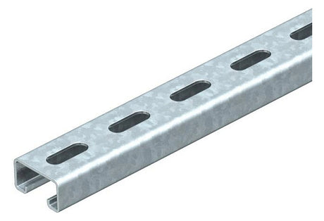 BETTERMANN C-Profilschiene ST 22mm D2mm MS4121P2000FS 2000x41x21mm Rück_gel