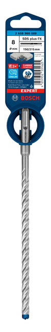 BOSCH-EW Hammerbohrer  8mm SDSplus SDS plus-7X 1pc 150/215mm f.Beton